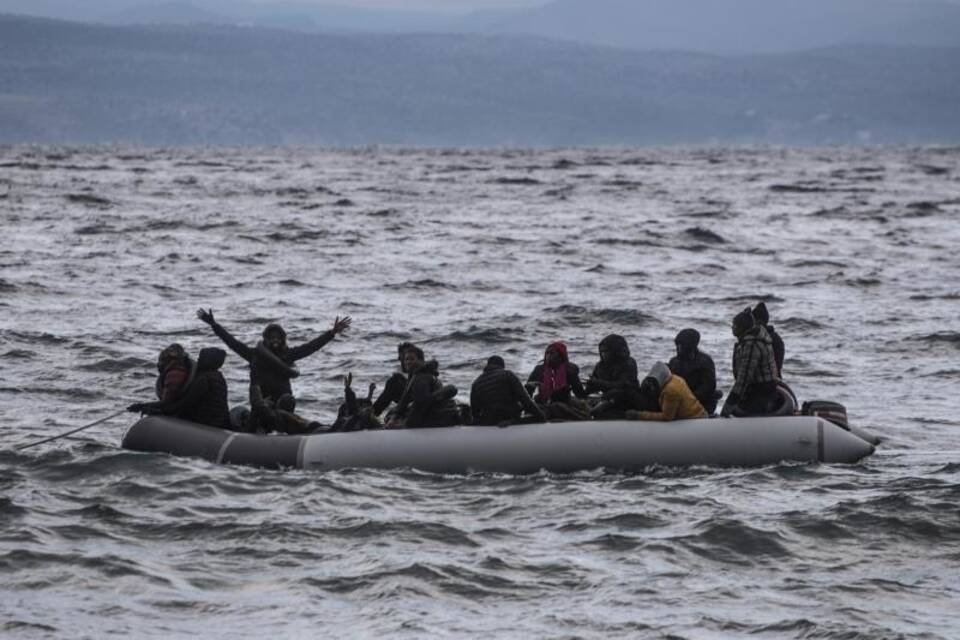 Flüchtlinge auf Lesbos Flüchtlinge auf Lesbos