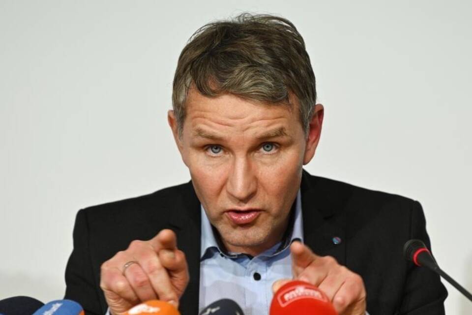 Thüringer AfD-Chef Höcke kandidiert bei Ministerpräsidentenwahl Thüringer AfD-Chef Höcke kandidiert bei Ministerpräsidentenwahl
