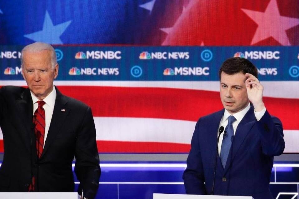 Joe Biden und Pete Buttigieg