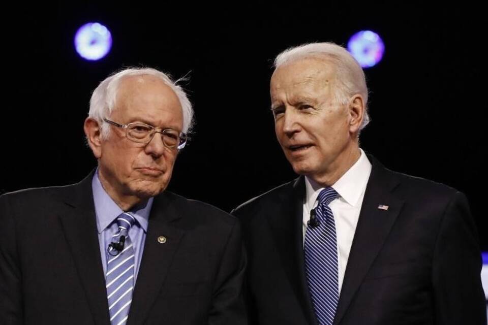 Sanders und Biden Sanders und Biden