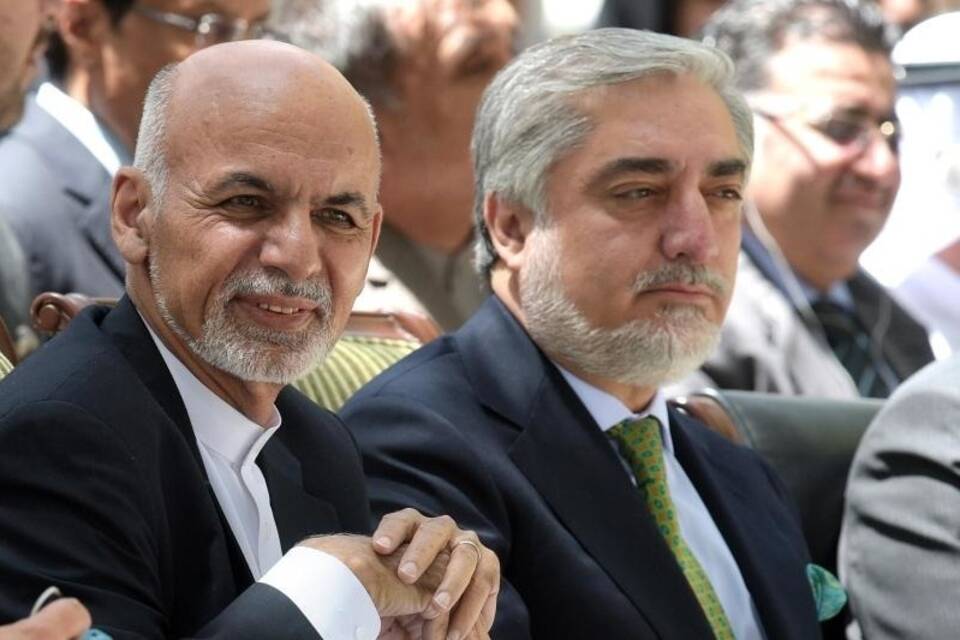 Afghanische Präsidentschafts-Rivalen Afghanische Präsidentschafts-Rivalen