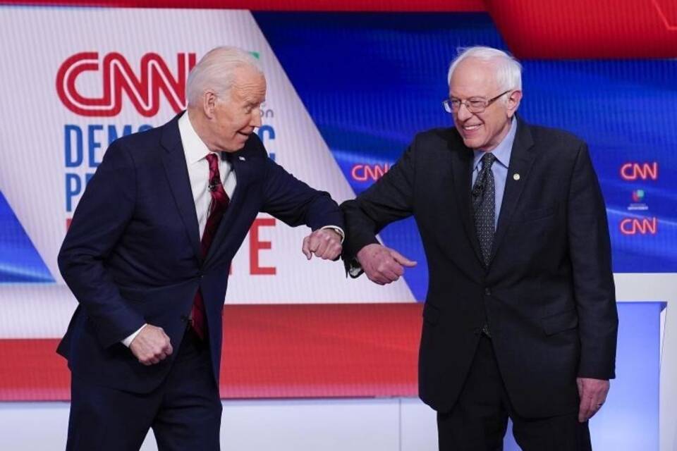 Biden und Sanders