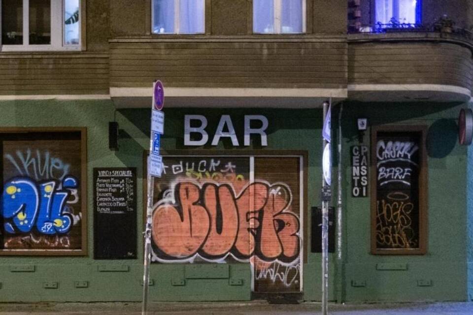 Geschlossene Bar in Berlin