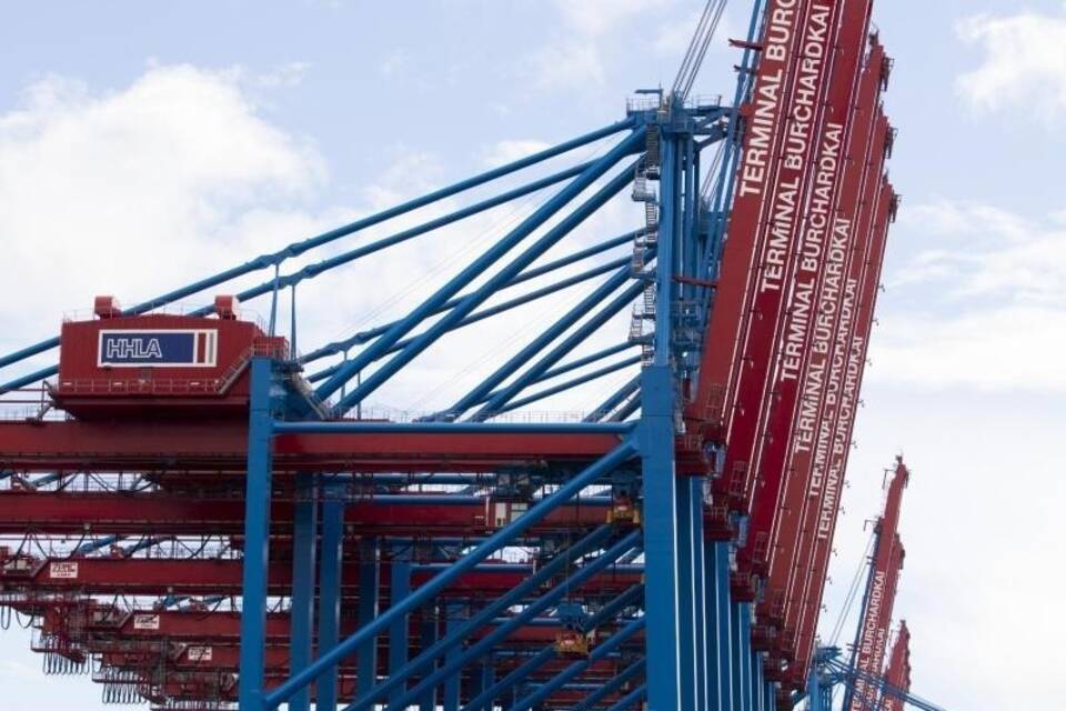 Containerumschlag in Hamburg