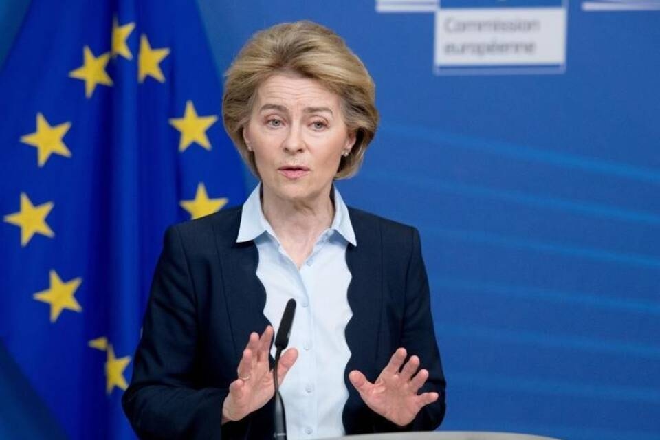 EU-Kommissionspräsidentin Ursula von der Leyen. EU-Kommissionspräsidentin Ursula von der Leyen.