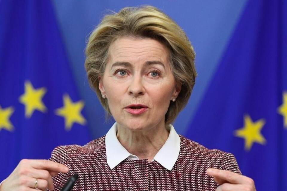 EU-Kommissionspräsidentin Ursula von der Leyen EU-Kommissionspräsidentin Ursula von der Leyen