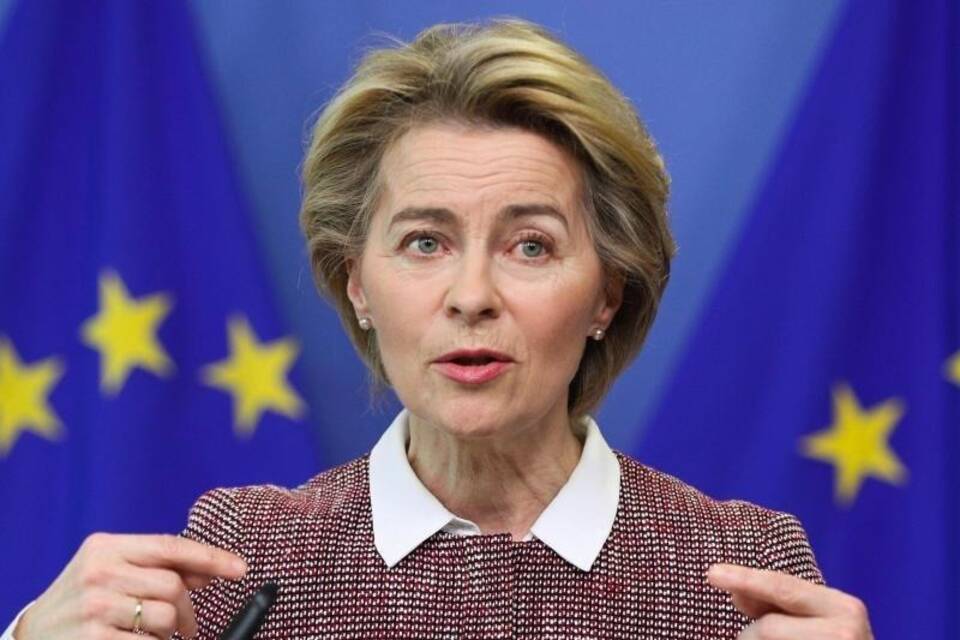 EU-Kommissionspräsidentin Ursula von der Leyen EU-Kommissionspräsidentin Ursula von der Leyen
