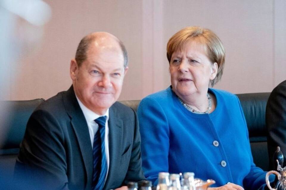 Scholz und Merkel Scholz und Merkel