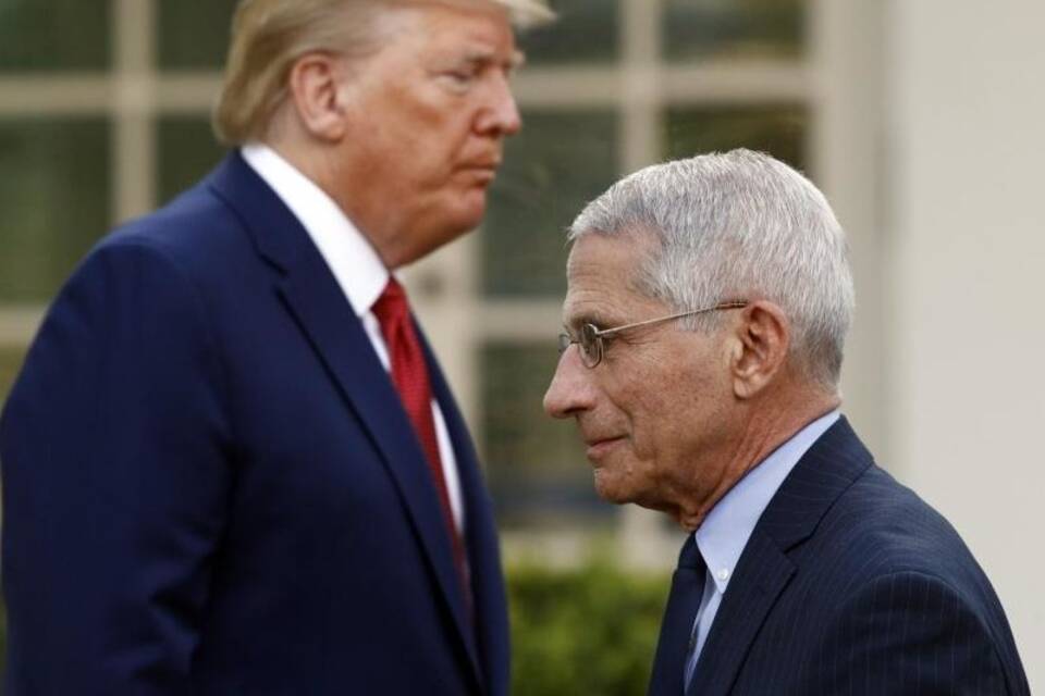 Trump und Fauci Trump und Fauci
