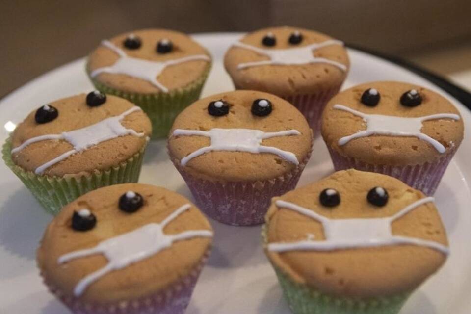 Mundschutz-Muffins