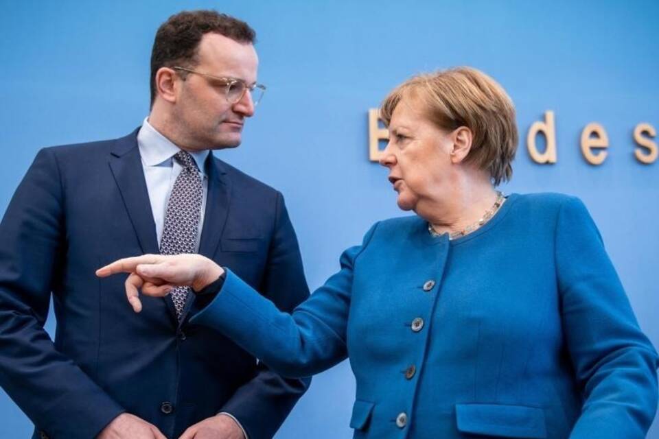 Merkel und Spahn Merkel und Spahn