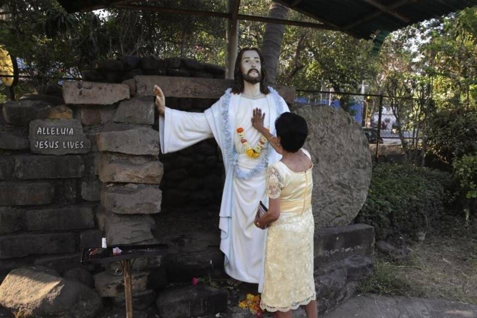 Jesus-Figur in Indien Jesus-Figur in Indien