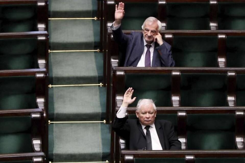 Parlamentssitzung in Polen Parlamentssitzung in Polen