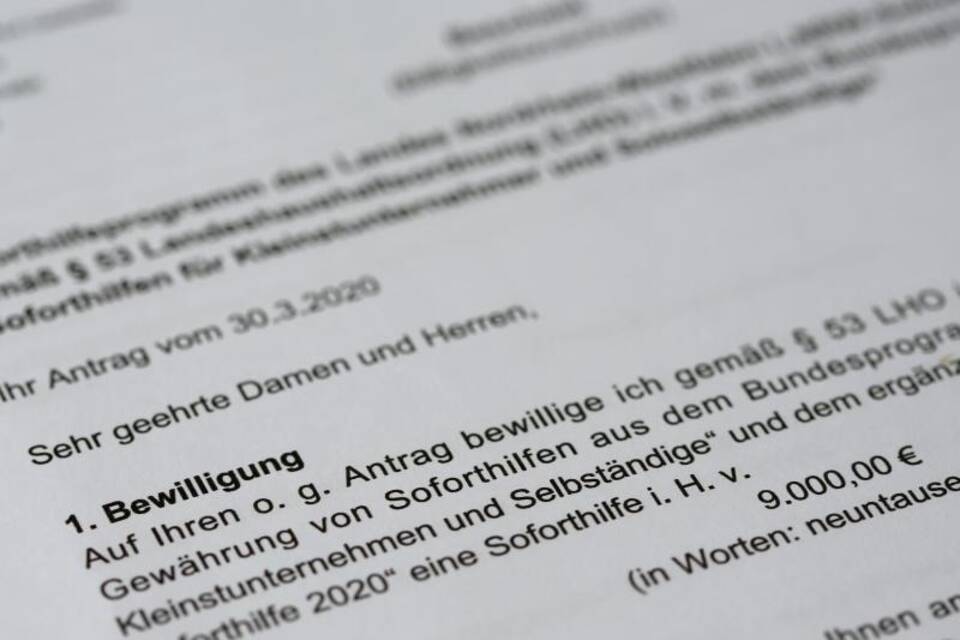 Soforthilfe für Kleinunternehmer Soforthilfe für Kleinunternehmer