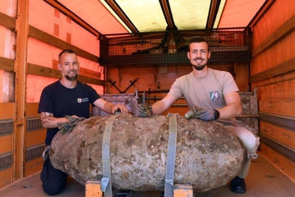 Weltkriegsbombe entschärft Weltkriegsbombe entschärft