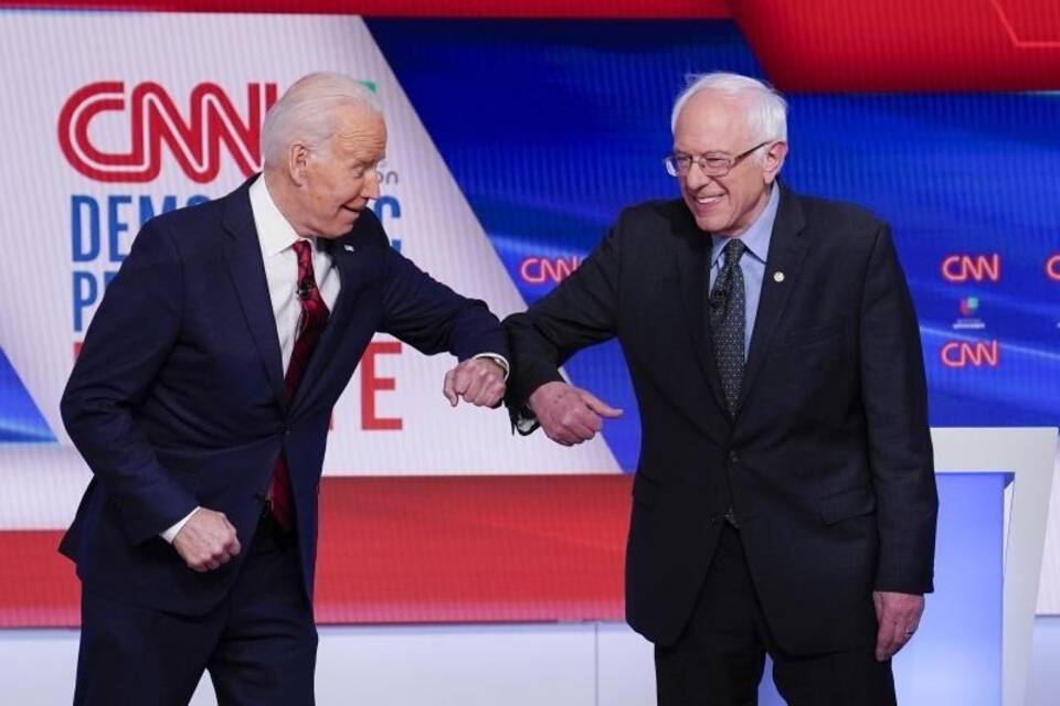 Biden und Sanders