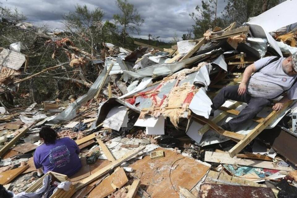 Verheerende Unwetter