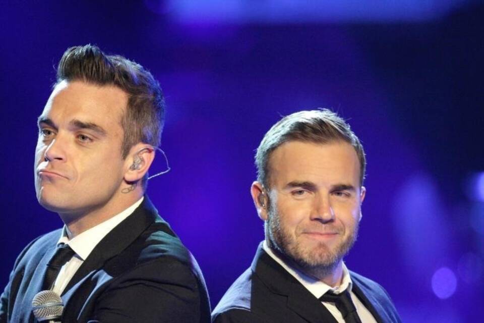 Robbie Williams und Gary Barlow Robbie Williams und Gary Barlow