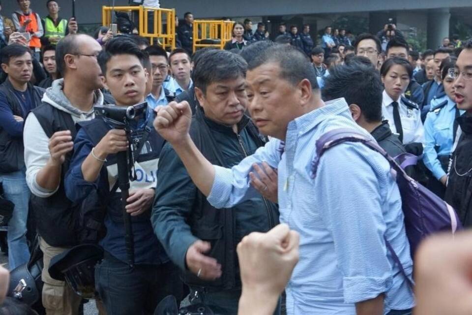 Festnahmen in Hongkong