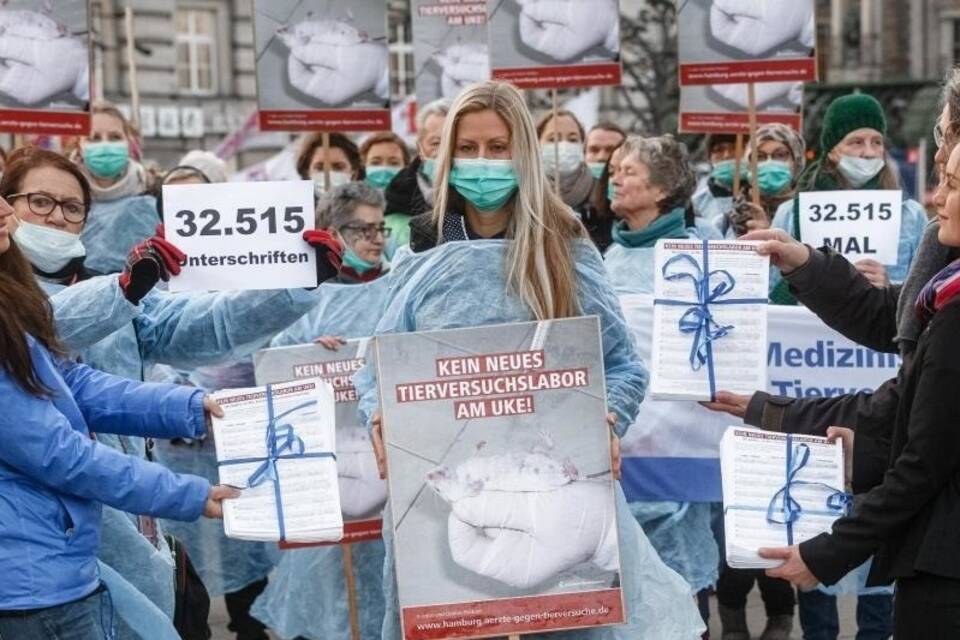Proteste gegen Tierversuche