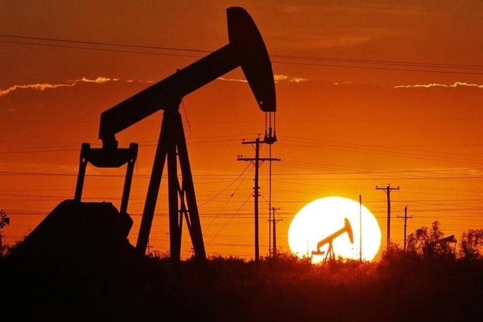 Ölfeld in Texas