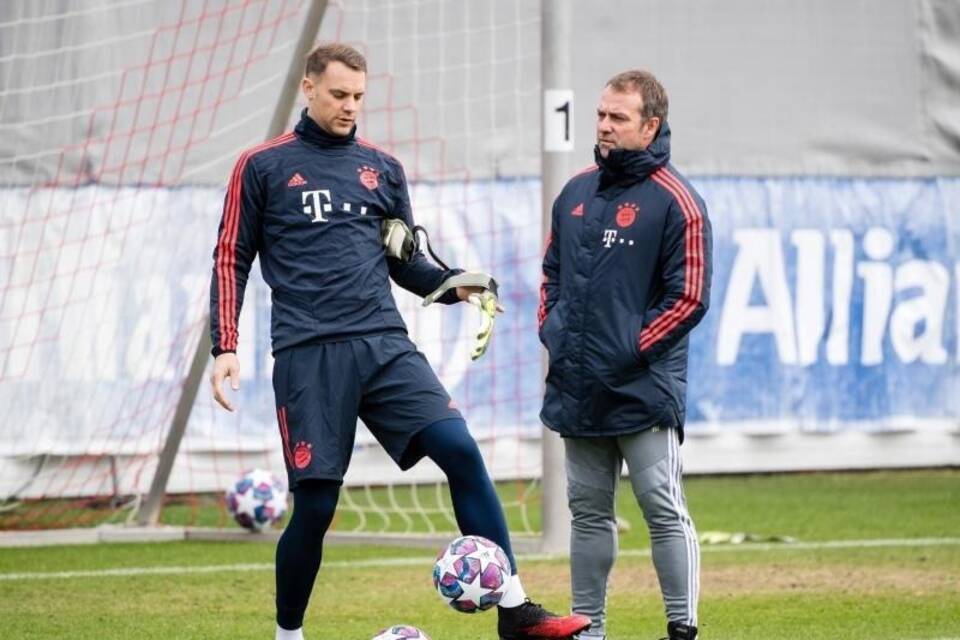 Hansi Flick und Manuel Neuer Hansi Flick und Manuel Neuer