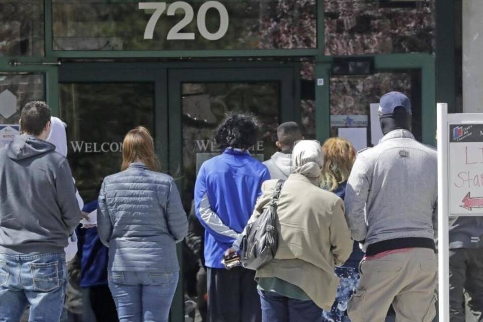 Arbeitslose in den USA Arbeitslose in den USA