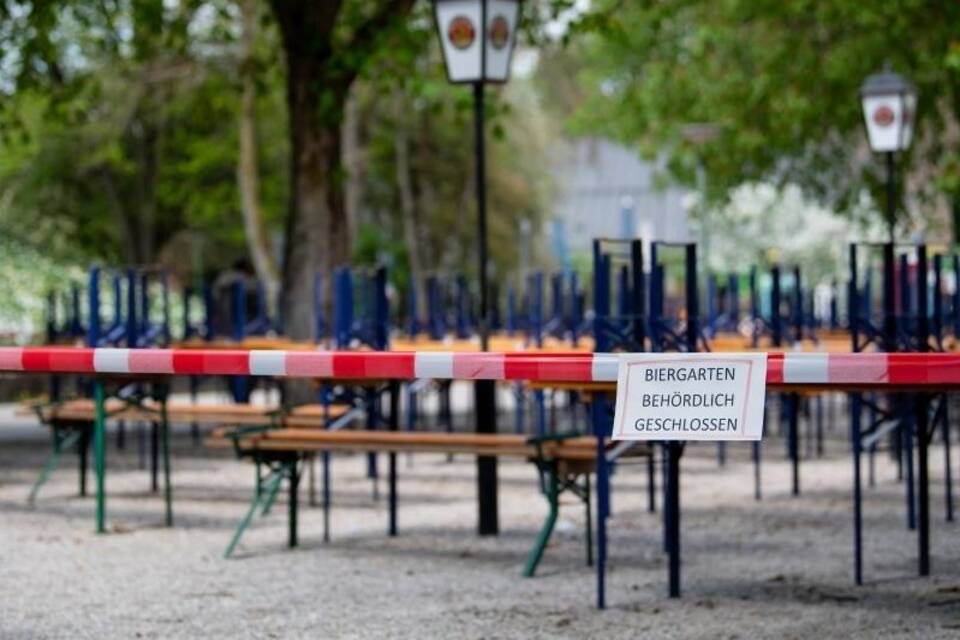 Biergarten in München