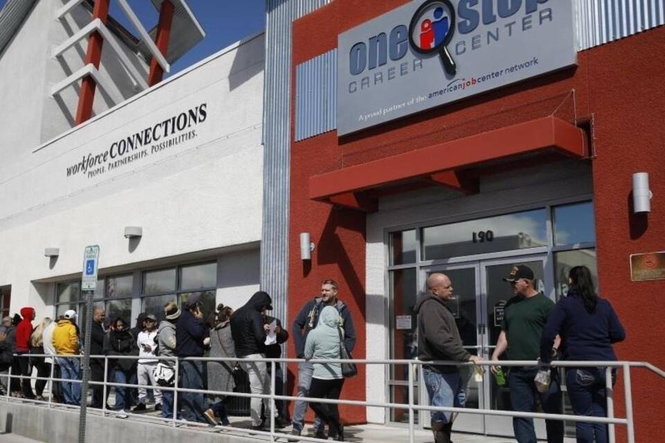Arbeitslose in den USA Arbeitslose in den USA