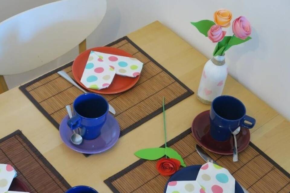 Blumen auf dem Tisch Blumen auf dem Tisch