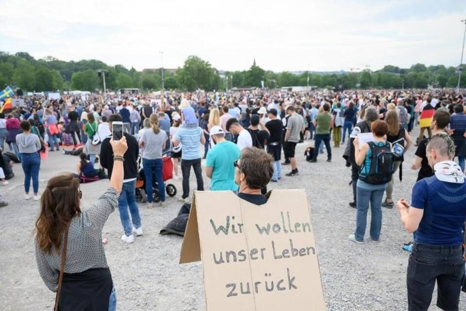 Protest gegen Corona-Regeln