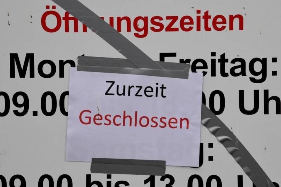 "Geschlossen" "Geschlossen"