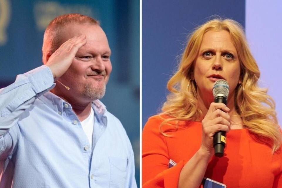 Stefan Raab und Barbara Schöneberger