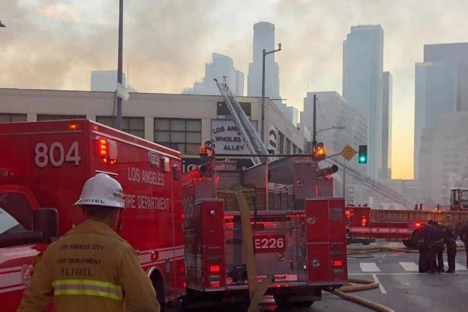 Großfeuer in Los Angeles Großfeuer in Los Angeles