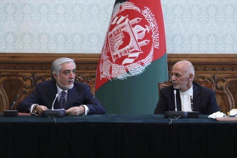 Aschraf Ghani und Abdullah Abdullah