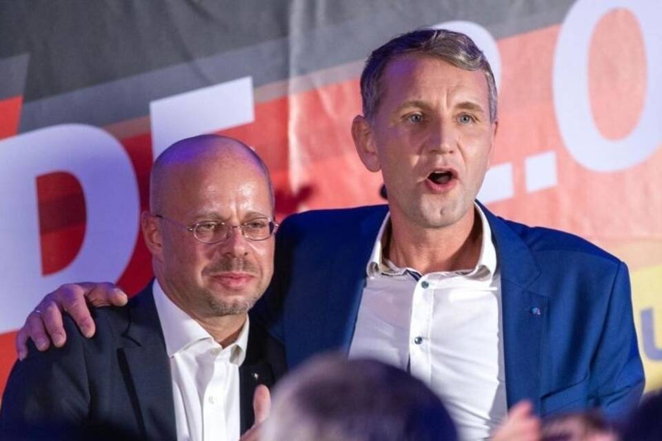 Andreas Kalbitz und Björn Höcke