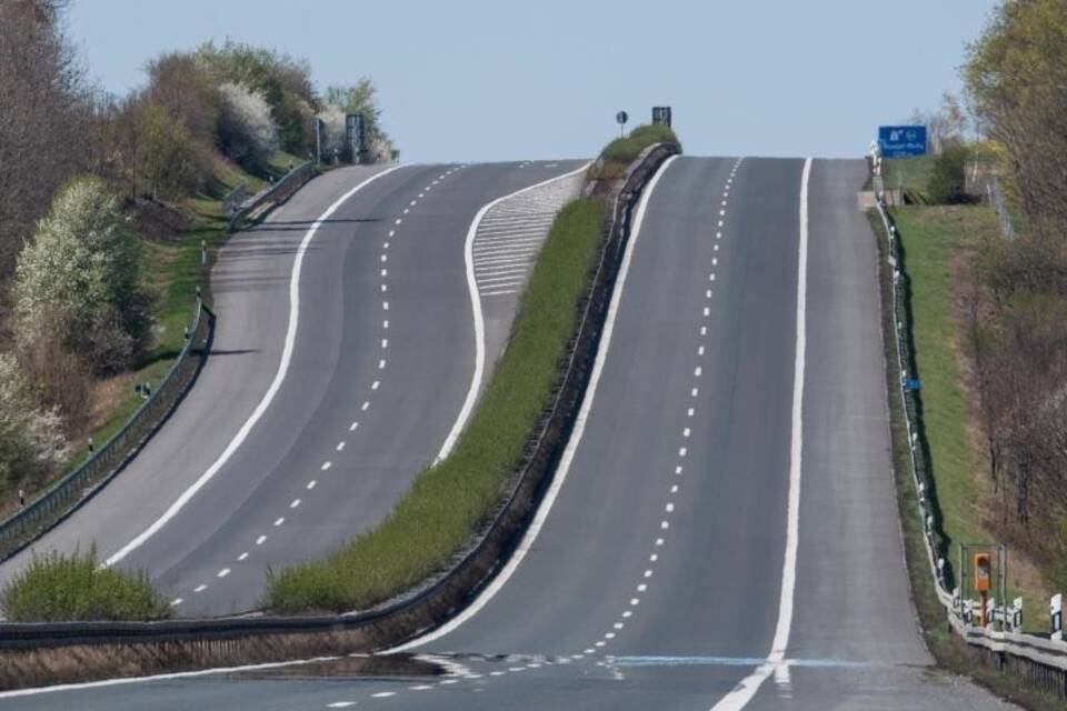 Leere Autobahn