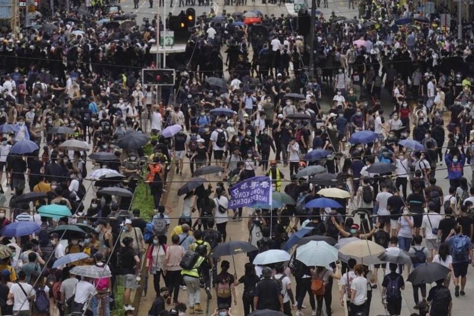 Proteste in Hongkong Proteste in Hongkong