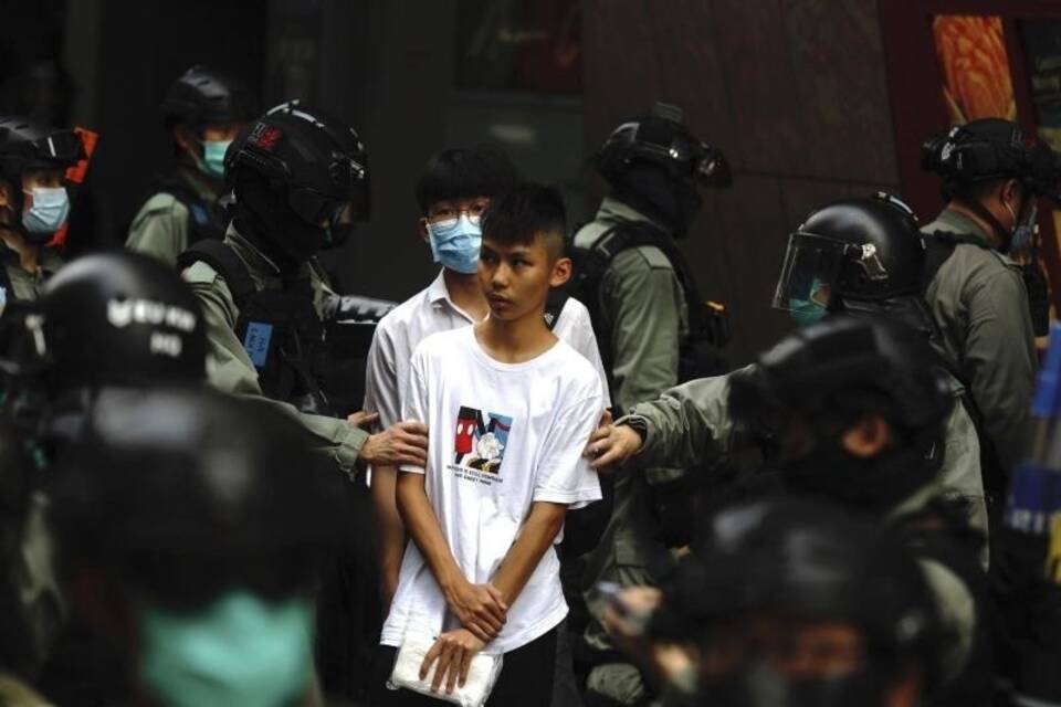 Proteste in Hongkong Proteste in Hongkong