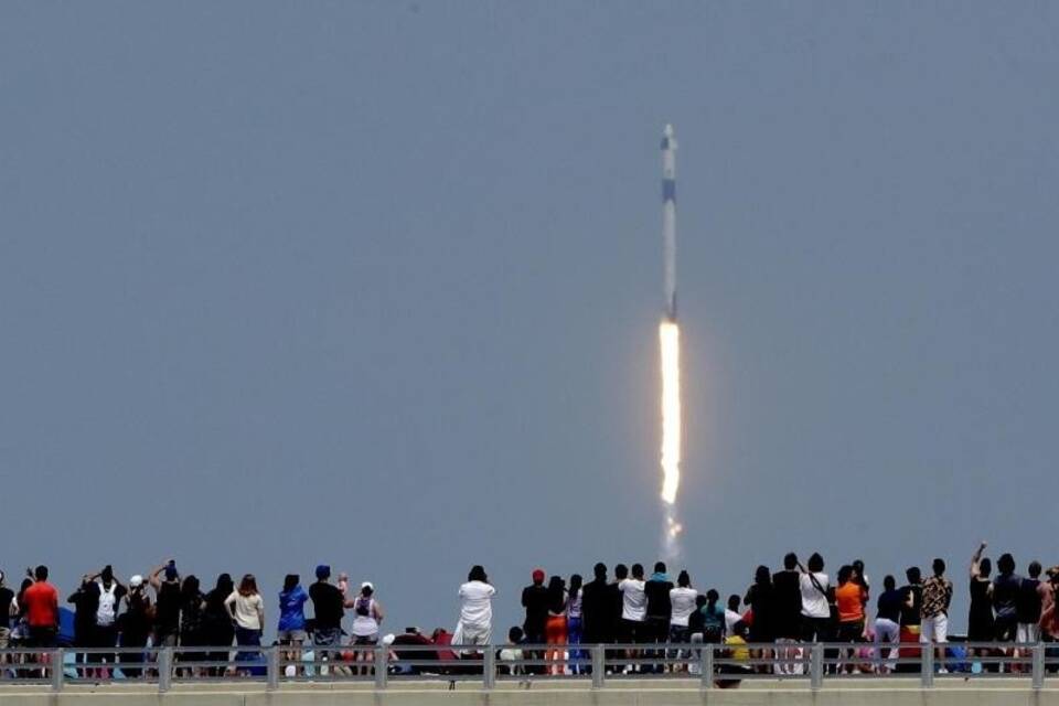 Start der «Falcon 9»-Rakete Start der «Falcon 9»-Rakete