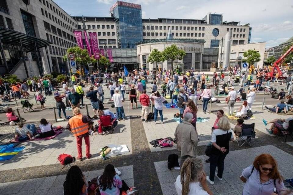 Protest in Stuttgart