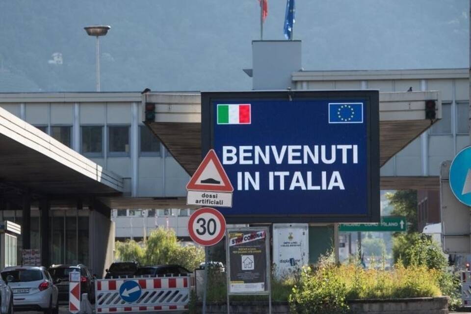 Italienische Grenze