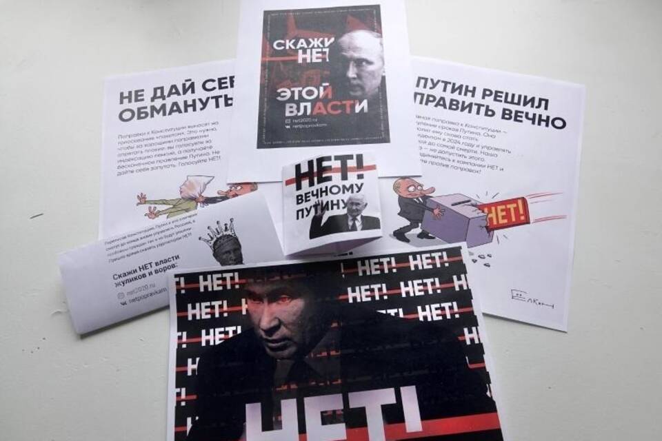 Protest gegen den «ewigen Putin» Protest gegen den «ewigen Putin»