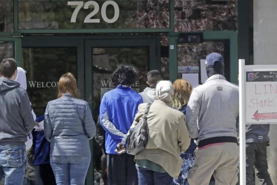 Arbeitslose in den USA Arbeitslose in den USA