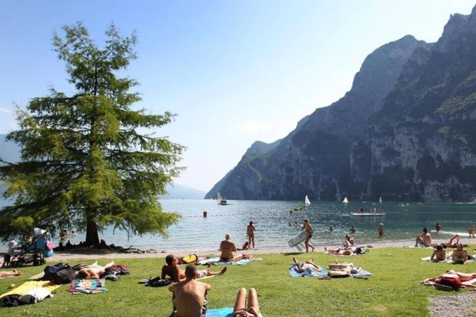 Strand von Riva del Garda