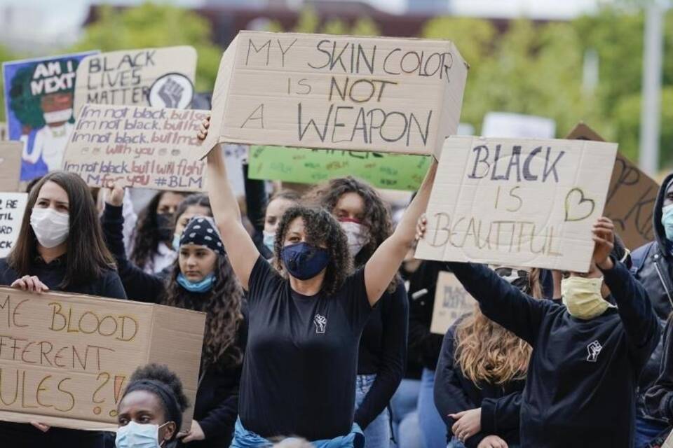 Demonstrationen gegen Rassismus in Mannheim