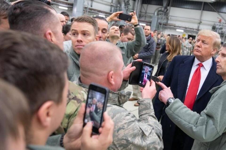 Donald Trump in Ramstein