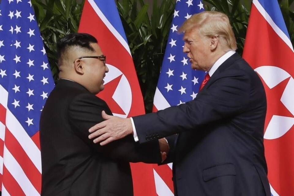 Trump und Kim Jong Un