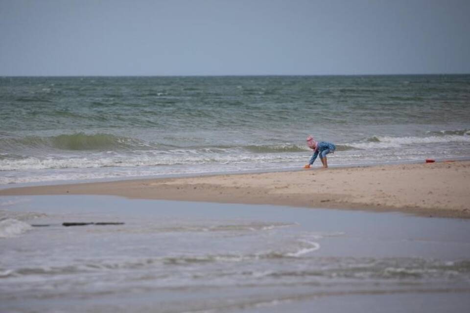 Mädchen am Strand Mädchen am Strand