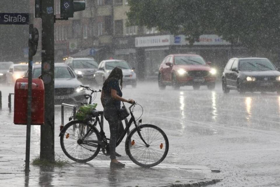 Starkregen in Hamburg